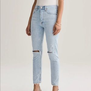 Agolde Jamie high rise in shakedown size 23